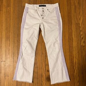 Veronica Beard Carolyn Baby Boot White Jeans - Women’s 26